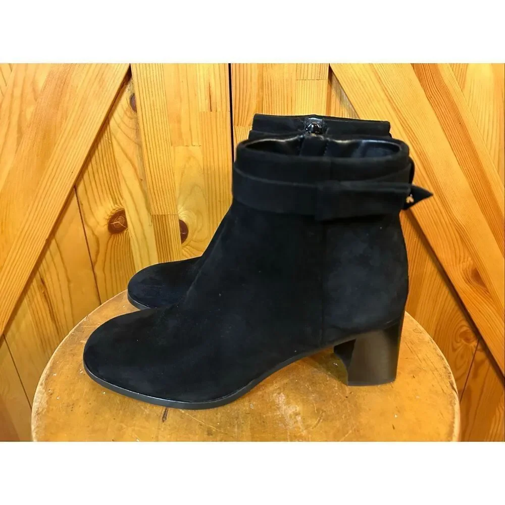 Kate Spade New York Madeline Strap Bootie Size 6B Suede Ankle